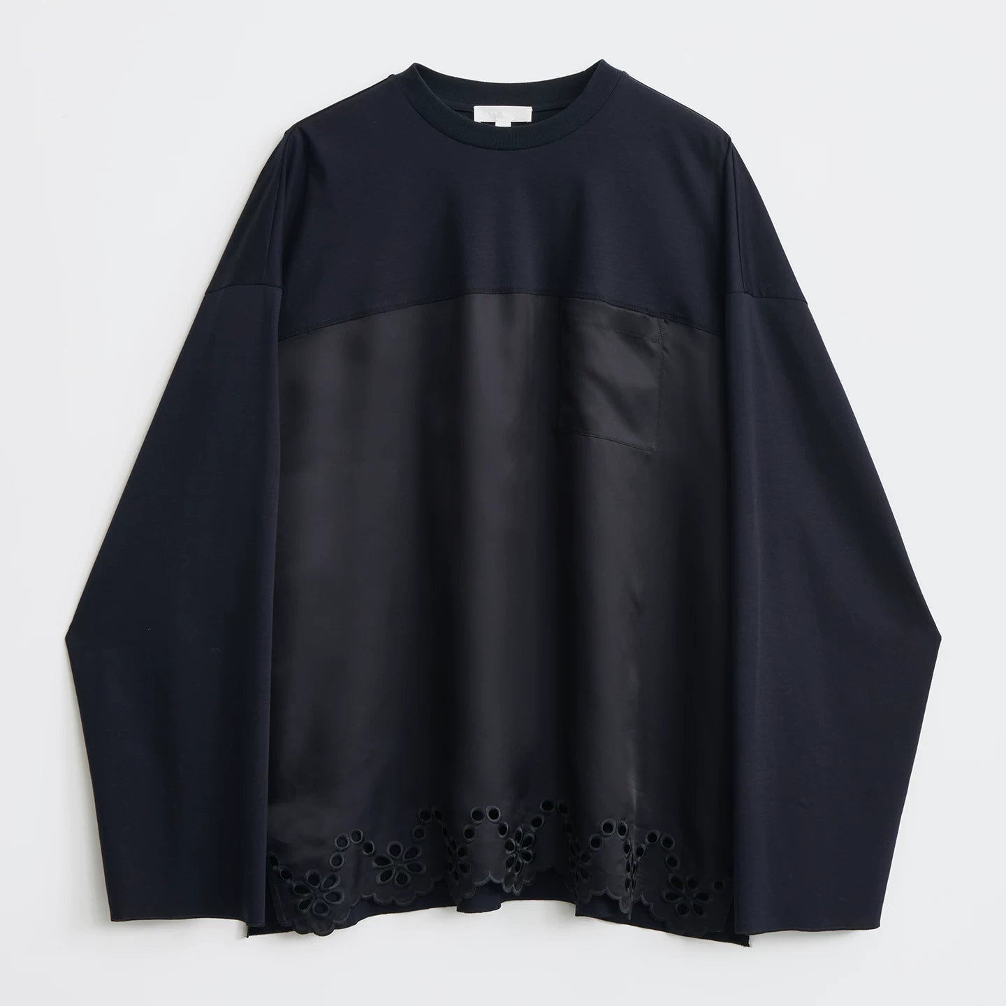 LENTORO_パッチワークレースTシャツ